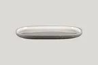 image of RAK Porcelain EAOP33DU Oval Ease Plate, 13.05" Diameter, Deep Rim, Oven Microwave Safe - 6/Case