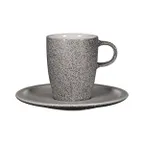 image of RAK Porcelain EASA13DU - Round 4.9" Porcelain Espresso Saucer, Oven Microwave Safe, - 12/Case