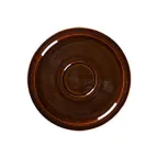 image of RAK Porcelain EASA13HO - 4.9" Round Porcelain Espresso Saucer, 4.9" Dia., Microwave Safe - 12/Case