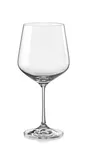 image of RAK Porcelain EDGBDX19 Demure Bordeaux Wine Glass, 19.3 oz, 4.1"×8.7" Stemmed Tempered Rim - 24/Case