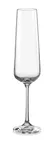 image of RAK Porcelain EDGFLT06 - Demure Flute, 6.8 oz Capacity, 2.4"×9.8" Size, Tempered Rim, Glass - 24/Case