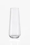 image of RAK Porcelain EDGFLT08 Stemless Champagne Flute, 8 oz Capacity, 2.3"×5.8" Glass, Tempered - 24/Case