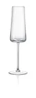 image of RAK Porcelain ENEFLT06 Energy Flute Champagne Wine Glass, 6 oz, 2.6" x 9" Stem, Tempered Glass - 24/Case