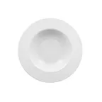 image of RAK Porcelain EVDP31 Evolution Plate, 28 oz (12¼") Round Deep Embossed White Porcelain Bowl - 6/Case