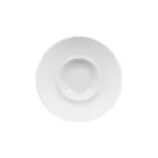 image of RAK Porcelain EVGD26 6‑Oz Round Porcelain Bowl, 10¼" White, Dishwasher & Microwave Safe - 6/Case