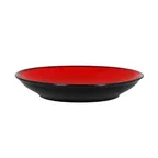 image of RAK Porcelain FRNNDP28RD - 11" Round Deep Bowl, 42 oz, Red, Oven Microwave Dishwasher Safe - 12/Case