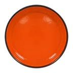 image of RAK Porcelain FRNOBW16OR - 6" Fire Bowl, 33.8 oz (1 qt) Orange, Oven/Microwave Safe - 6/Case