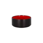 image of RAK Porcelain FRNOBW16RD Fire Bowl, 6" Red Round Porcelain, 33.8 oz (1 qt) Oven Safe - 6/Case