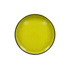 image of RAK Porcelain FRNODP23GR - 9" Green Round Porcelain Bowl, 32 oz, Oven Microwave Safe - 6/Case
