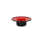 image of RAK Porcelain FRNOSA1RD - 3.95" Red Round Fire Saucer, 3" Dia, Oven Safe - 12/Case