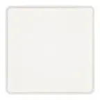 image of RAK Porcelain FTSFP32 Fractal Square Plate, 12.6" x 12.6" Flat Edge Porcelain, Ivoris Finish - 3/Case