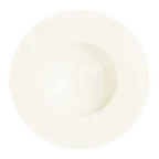 image of RAK Porcelain GDDP23 - 9" Round Deep Bowl, 7 oz, White Gold Plate Finish, Porcelain - 6/Case