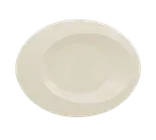 image of RAK Porcelain GIOD29 - Oval Deep Rim Giro Plate 11½" x 9" Porcelain Oven Safe - 12/Case