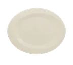image of RAK Porcelain GIOP36 - Oval Giro Plate 14.25" x 11.38" Rolled Edge, Oven Safe Porcelain - 6/Case