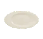 image of RAK Porcelain GIPL25 - Oval Giro Platter 9"-7/8 x 5", Rolled Edge, Oven Safe Porcelain - 6/Case