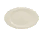 image of RAK Porcelain GIPL30 - Oval Giro Platter 11"-3/4 x 7", Porcelain, Dishwasher Safe - 6/Case