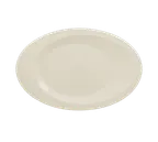 image of RAK Porcelain GIPL34 - Oval Giro Platter 13"-3/8 x 8"-5/8, Rolled Edge Oven/Microwave Safe - 6/Case