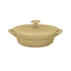 image of RAK Porcelain GNCFRD16CB Cocotte, 6" Porcelain Bowl with Handles, Lid, 15.8 oz - 4/Case