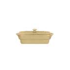 image of RAK Porcelain GNCFRT20CB - Soup Tureen, 22-5/8 oz Creme Brulee Porcelain with Lid, Oven Safe