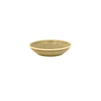 image of RAK Porcelain GNNNBD07CB Butter Dish, 3 Oz, 2-3/4" Round Porcelain Creme Brulee - 12/Case