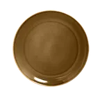 image of RAK Porcelain GNNNPR21CA Round Plate, 8¼" Diameter, Flat Coupe Rim, Porcelain Caramel - 12/Case