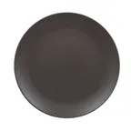 image of RAK Porcelain GNNNPR31CO Genesis Mat Plate 12.25" Round Flat Coupe Rim Cocoa Porcelain – 6/Case