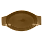 image of RAK Porcelain GNOPOD25CA - 14 oz Oval China Bowl 9.85" L x 5.5" W Porcelain, Dishwasher Safe - 24/Case