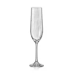 image of RAK Porcelain HAUFLT06 Haute Champagne Flute, 6.4 oz 2.4" D x 9.5" H, Glass, Tempered Rim - 24/Case