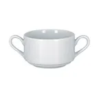image of RAK Porcelain HMPASCS02 Soup Cup, 10-1/8 oz Porcelain White, Oven/MW/Freezer Safe - 12/Case