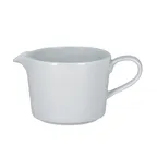 image of RAK Porcelain HMPASGB35 Gravy Boat, 11-7/8 oz, 4" Dia x 3-1/16" H, White Porcelain, Handle - 12/Case