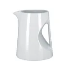 image of RAK Porcelain HMPASJG100 Creamer Pitcher, 33-4/5 oz 3 Qt, 5-15/16" Hgt, Porcelain Handle - 4/Case