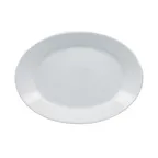image of RAK Porcelain HMPASOD32 Oval Plate, 12"-3/5" x 9"-1/4", Porcelain, Oven Dishwasher Safe - 6/Case