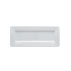 image of RAK Porcelain HMPASRP29 Helm Plate, 11.4" x 4.7" White Porcelain, Dishwasher Safe - 12/Case