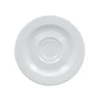 image of RAK Porcelain HMPASSA15 Helm Saucer, 5.5"-5.99" Round White Porcelain, Dishwasher Safe - 12/Case