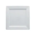 image of RAK Porcelain HMPASSP21 - Square China Plate, 8¼" Polaris Porcelain, Multi‑Appliance Safe - 12/Case