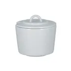 image of RAK Porcelain HMPASSU23 - 7.4 Oz Sugar Bowl, 3.3" Dia x 2.7" H, White Porcelain with Lid - 12/Case