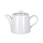 image of RAK Porcelain HMPASTP45 - Helm Teapot 15.2 oz 3.8" Dia, White Porcelain, Lid - 12/Case