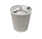image of RAK Porcelain IB6116SE Ice Bucket – 7.08" L x 5.9" W x 8.27" H, 101.44 oz (2‑3 qt) Silver Metal,