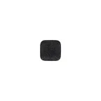 image of RAK Porcelain IPAUSP11 Square Plate, 4.375" x 4.375", Black Porcelain, Dishwasher Safe - 12/Case