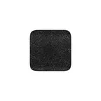 image of RAK Porcelain IPAUSP22 Impala Square Plate, 8.625" x 8.625", Black Porcelain, Dishwasher Safe - 12/Case