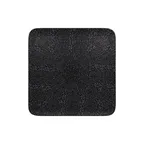 image of RAK Porcelain IPAUSP33 Impala Square Plate, 13" x 13" Black Porcelain Dishwasher Safe - 6/Case