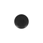 image of RAK Porcelain IPNNPR18 Plate, 7" Diameter, Coupe Rim, Black Porcelain, Microwave Safe - 24/Case