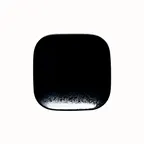 image of RAK Porcelain KRAUSP11 Square Plate, 4.375" x 4.375", Black Porcelain, Dishwasher Safe - 12/Case