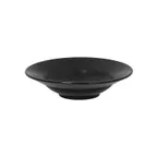 image of RAK Porcelain KRCHSD13 - 5.1" Round Black Porcelain Plate, Oven/Microwave/Dishwasher Safe - 12/Case
