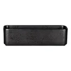 image of RAK Porcelain KRFTRTD24 Rectangular Bowl, 26 oz (9" x 3.35"), Deep Porcelain Karbon - 6/Case
