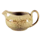 image of RAK Porcelain KSCR25OC - Creamer Pitcher, 8.45 oz Porcelain Ocher with Handle - 12/Case