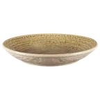 image of RAK Porcelain KSDP26OC - 10.25" Deep Coupe Porcelain Plate in Ocher, 10.25" Dia, 1.55" H - 6/Case