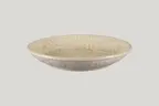 image of RAK Porcelain KSDP26VL - 10.25" Round Deep Coupe Plate, Vanilla Finish, 10.25" Dia x 1.55" H - 6/Case