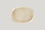 image of RAK Porcelain KSOP28VL - Oval Krush Platter 11" x 8.05" Coupe Rim, Vanilla Porcelain - 6/Case