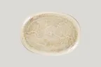 image of RAK Porcelain KSOP32VL - Oval Krush Platter 12.6" L x 9.25" W, Coupe Rim, Vanilla Porcelain - 6/Case